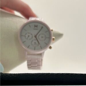 MVMT Pink Chronograph Watch Modern Minimalist Design